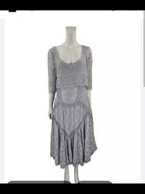 Free PEOPLE MAXI GOWN Lavender Lace Full Length
